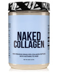 NAKED nutrition Naked Collagen - Collagen Peptides Protein Powder, 60 Servings Pasture-Raised, Grass-Fed Hydrolyzed Collagen Supplement | Paleo Friendly, Non-GMO, Keto, Gluten Free | Unflavored 20Oz