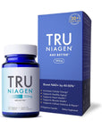 TRU NIAGEN - Patented Nicotinamide Riboside NAD+ Supplement. NR Supports Cellular Energy Metabolism & Repair, Vitality, Healthy Aging of Heart, Brain & Muscle - 30 Servings / 30 Capsules - Pack of 1