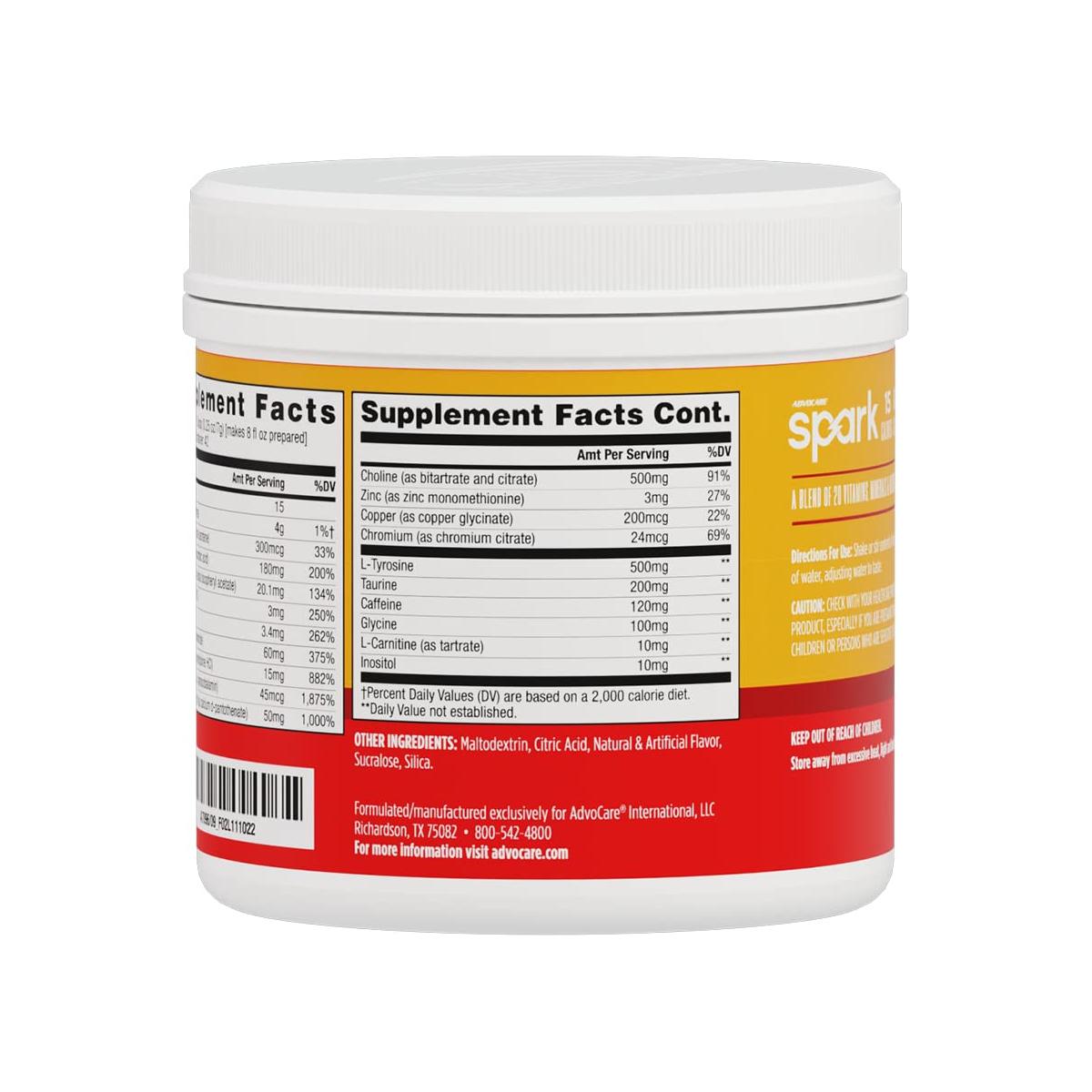 AdvoCare Spark Vitamin & Amino Acid Supplement - Focus