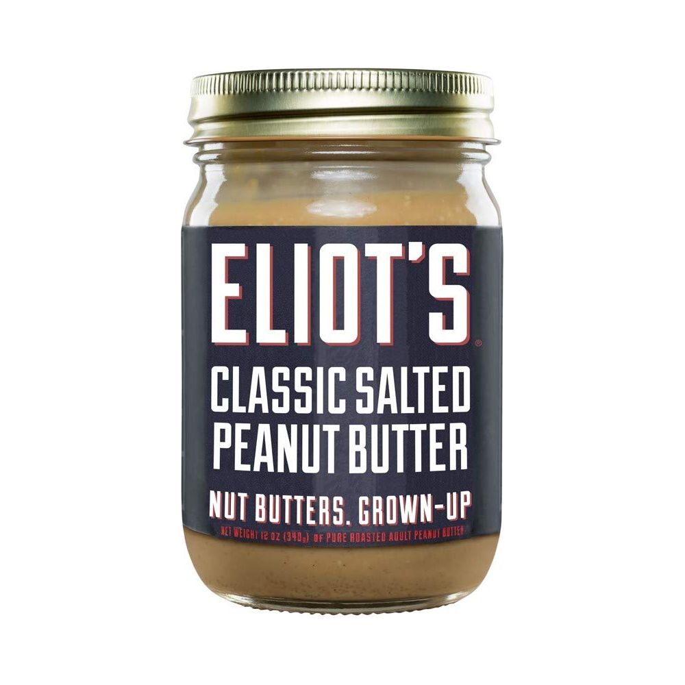 Eliot&#39;s Nut Butters Natural Zero Sugar Crunchy Peanut Butter, Keto Friendly, Classic Peanut Butter, 12 Ounce