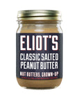 Eliot's Nut Butters Natural Zero Sugar Crunchy Peanut Butter, Keto Friendly, Classic Peanut Butter, 12 Ounce