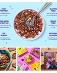 Magic Spoon Cereal, Cocoa 4-Pack of Cereal - Keto & Low Carb Lifestyles I Gluten & Grain Free I High Protein I 0g Sugar