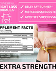 Fat Burners For Women | Weight Loss Pills for Women Belly Fat | Raspberry Ketones | Appetite Suppressant & Metabolism Booster | Back Fat Reducer & Bloating Relief | Diet Pills for Fast Result 60 Ct
