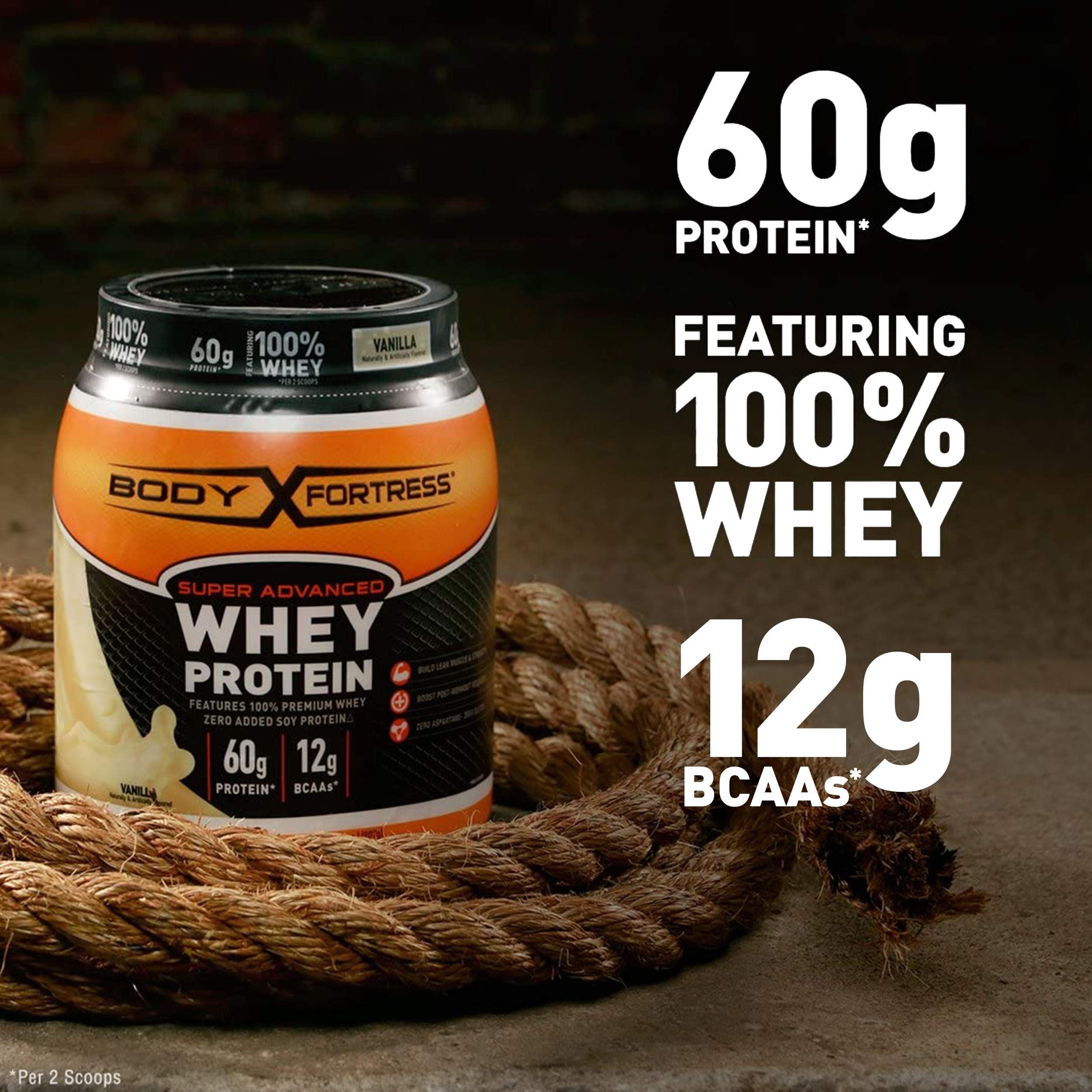 Body Fortress Whey Protein Powder 5 lb, Cookies n Creme