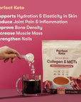 Perfect Keto Collagen Protein Powder with MCT Oil - 8.4oz
