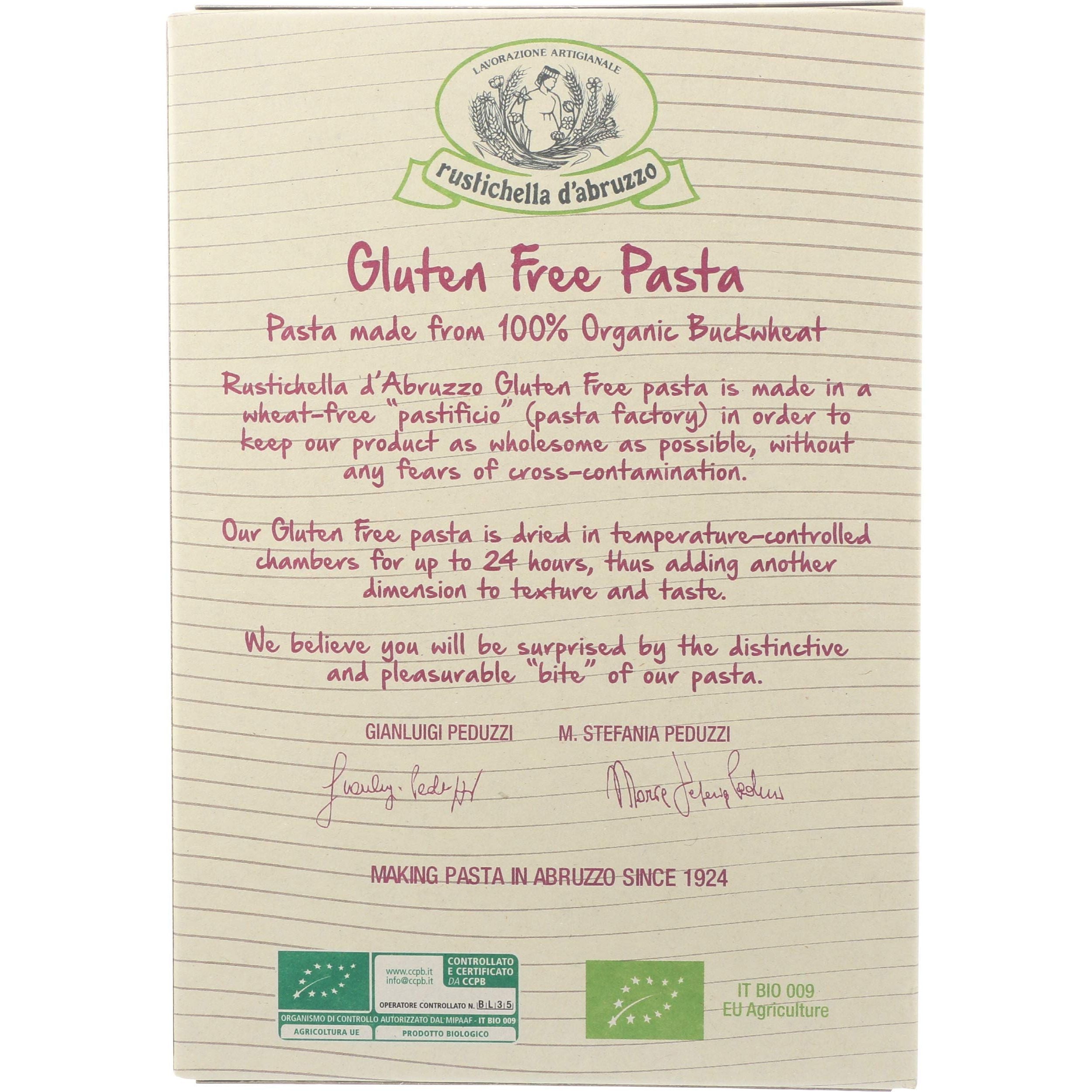 rustichella d&#39;abruzzo Organic Gluten Free Buckwheat Tortiglioni, 8.8 Ounce (Pack of 3)