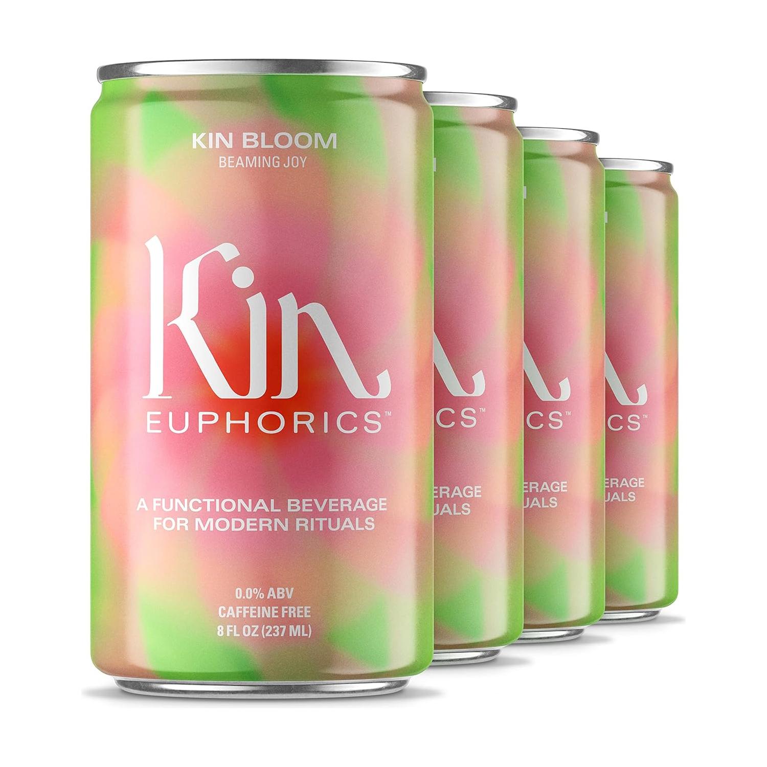 Kin Bloom by Kin Euphorics - Non Alcoholic Spirits - 8 Fl Oz (4pk)